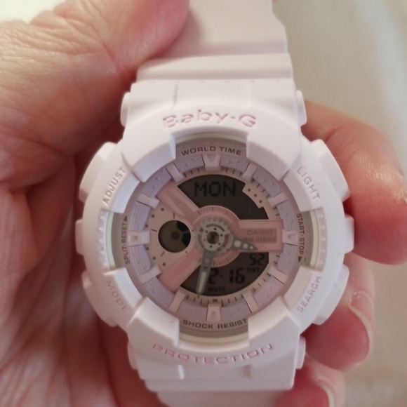 light pink baby g shock